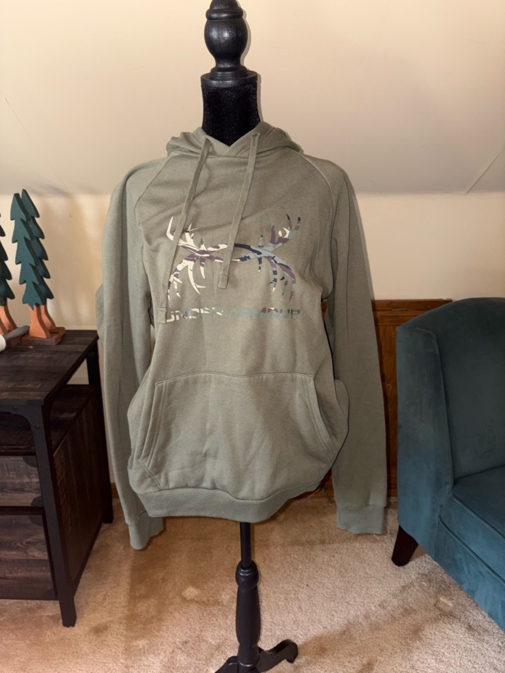 Under Armour Sweatshirt with Camo Deer Graphic